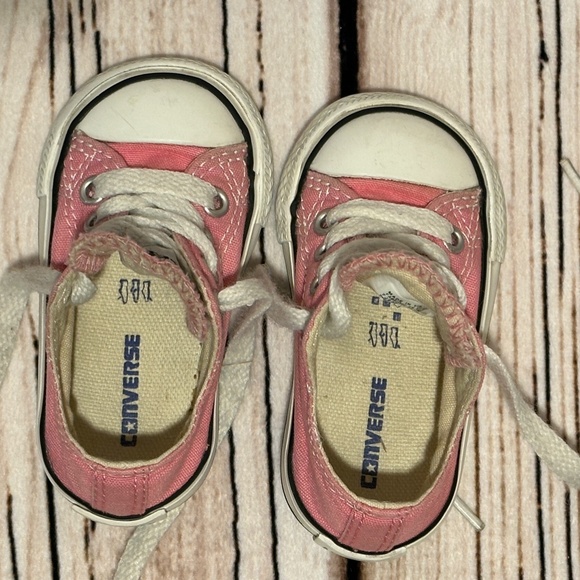 Converse little kids pink all star shoes size 3 - Picture 9 of 9